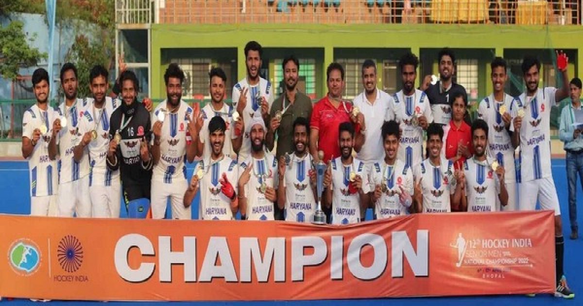 Hockey Haryana crowned as champions of men's National Championship 2022